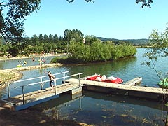 View on the main public lake